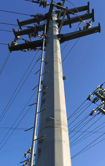 10KV-220KV Galvanizing Electrical Steel Pole