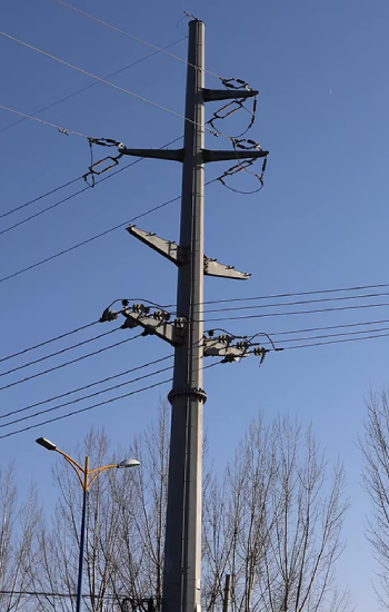 10KV-220KV Customized Galvanizing  Electric Transmission Tower